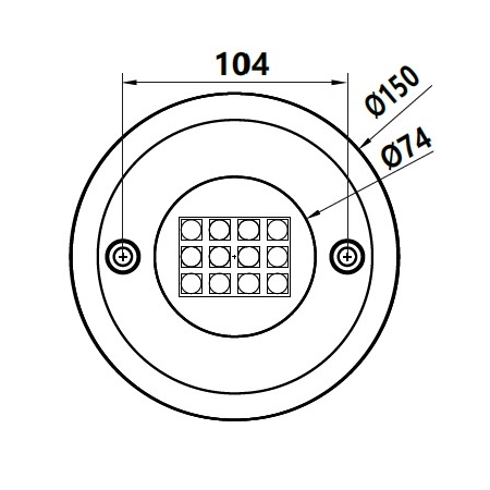 Lampa basenowa LED PHJ-WR-SS150  12 / 18 / 35 / 50 Watt, dowolny kolor+ RGB